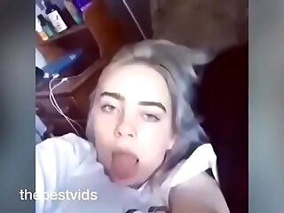 FAP Compilation be incumbent on Billie Eilish Talking Surrounding Her Favorite Thing: COCK!!!